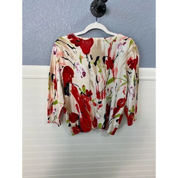 J.A.C Floral Button Down Cardigan - Picture 4 of 7